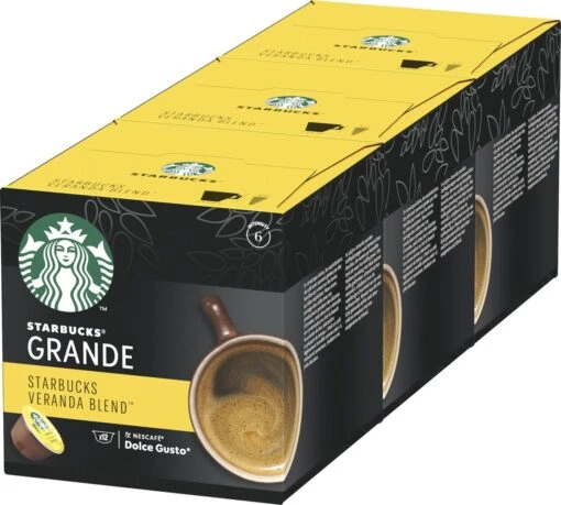 Starbucks By Dolce Gusto Capsules Veranda Grande Blonde Roast - 36 Koffiecups -Koffiebenodigdheden Winkel 1200x1081 1