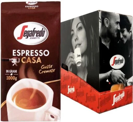 Segafredo - Casa Espresso Bonen- 4 X 1 Kg -Koffiebenodigdheden Winkel