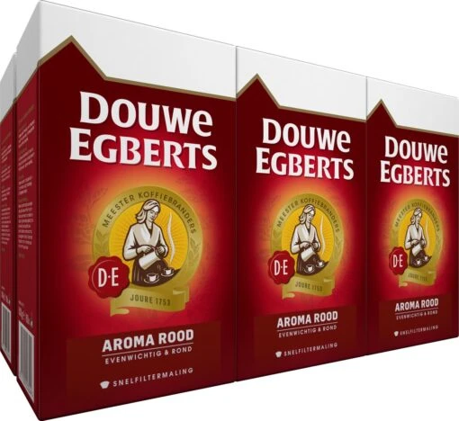 Douwe Egberts Aroma Rood Filterkoffie - 6 X 500 Gram -Koffiebenodigdheden Winkel 1200x1100 3