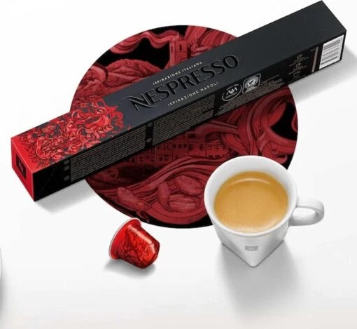 Nespresso - Napoli - Nespresso Cups - 100 Stuks -Koffiebenodigdheden Winkel