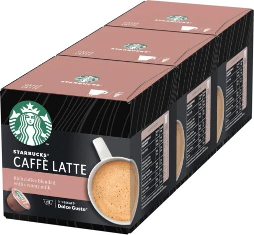 Starbucks By Dolce Gusto Caffè Latte Capsules - 36 Koffiecups -Koffiebenodigdheden Winkel 1200x1108 1