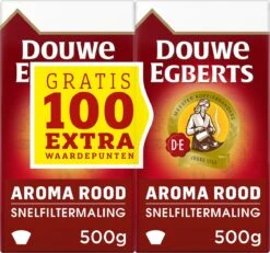 Douwe Egberts Aroma Rood Filterkoffie - Dubbelpak 6 X 1000 Gram -Koffiebenodigdheden Winkel 1200x1121