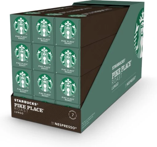 Starbucks By Nespresso Pike Place Medium Roast Capsules - 120 Koffiecups -Koffiebenodigdheden Winkel 1200x1122 2