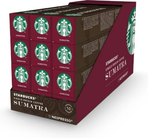 Starbucks By Nespresso Sumatra Espresso Dark Roast Capsules - 120 Koffiecups -Koffiebenodigdheden Winkel 1200x1122 4