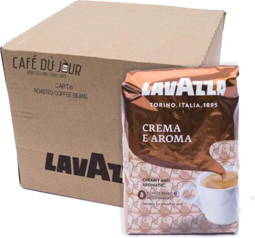 Lavazza Crema E Aroma Koffiebonen - 6 X 1 Kg -Koffiebenodigdheden Winkel 1200x1123 1