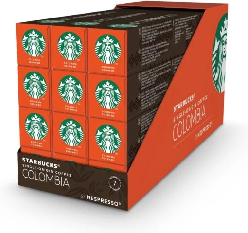 Starbucks By Nespresso Medium Roast Colombia Capsules - 120 Koffecups -Koffiebenodigdheden Winkel