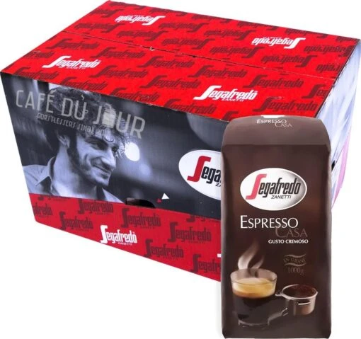 Segafredo Espresso Casa Koffiebonen - 8 X 1 Kg -Koffiebenodigdheden Winkel