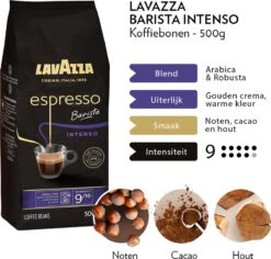 Lavazza Espresso Barista Intenso Koffiebonen - 500 Gram X4 -Koffiebenodigdheden Winkel 1200x1148