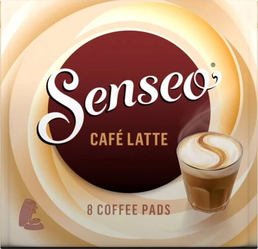 Senseo Café Latte Koffiepads - 2/9 Intensiteit - 4 X 8 Pads -Koffiebenodigdheden Winkel 1200x1157 2