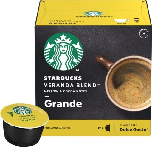 Starbucks By Dolce Gusto Capsules Veranda Grande Blonde Roast - 36 Koffiecups -Koffiebenodigdheden Winkel