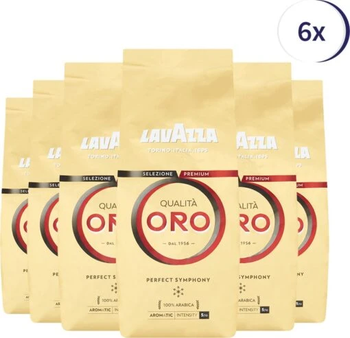 Lavazza Qualità Oro Koffiebonen 6 X 500g -Koffiebenodigdheden Winkel