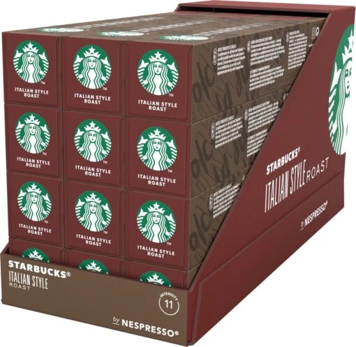 Starbucks By Nespresso Capsules Italian Roast - 12 Doosjes à 10 Koffiecups -Koffiebenodigdheden Winkel 1200x1169 2