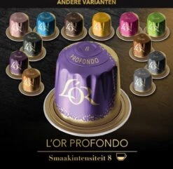 L'OR Lungo Profondo Koffiecups - Intensiteit 8/12 - 10 X 10 Capsules -Koffiebenodigdheden Winkel 1200x1173 17