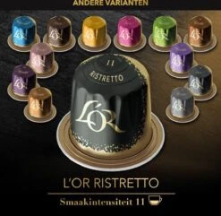 L'OR Espresso Ristretto (11) - 10 X 10 Koffiecups -Koffiebenodigdheden Winkel 1200x1173