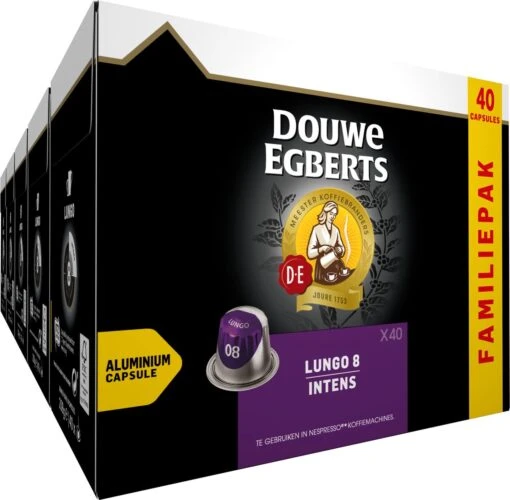 Douwe Egberts Lungo Intens (8) - 5 X 40 Koffiecups -Koffiebenodigdheden Winkel 1200x1177 1