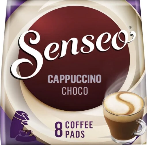 Senseo Cappuccino Choco Koffiepads - 2/9 Intensiteit - 4 X 8 Pads -Koffiebenodigdheden Winkel 1200x1180 3