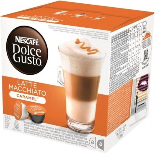 Dolce Gusto® Latte Macchiato Caramel - 9x16 Capsules -Koffiebenodigdheden Winkel