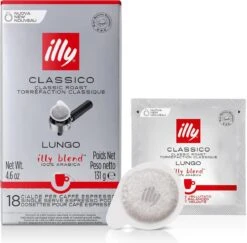 Illy - E.S.E. Servings Classico Lungo 12 X 18 Stuks -Koffiebenodigdheden Winkel 1200x1182 3