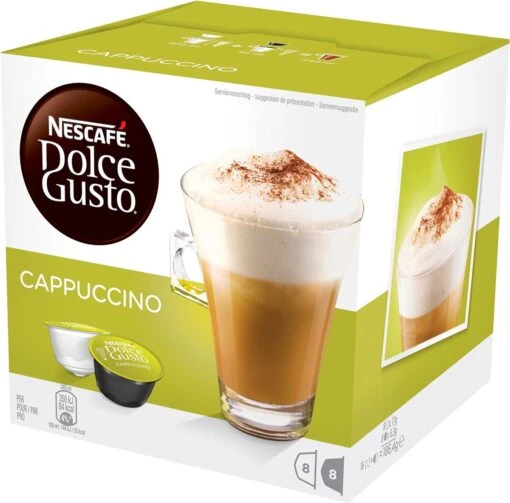 Nescafé Dolce Gusto Koffiecapsules, Cappucino, Pak Van 16 Stuks -Koffiebenodigdheden Winkel