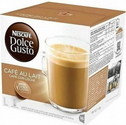 Nescafé Dolce Gusto Koffiecapsules - Café Au Lait - 3x 16 Cups -Koffiebenodigdheden Winkel 1200x1189 1