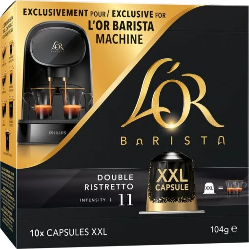 L'OR BARISTA XXL Ristretto (11) - 5 X 10 Koffiecups -Koffiebenodigdheden Winkel 1200x1197 3