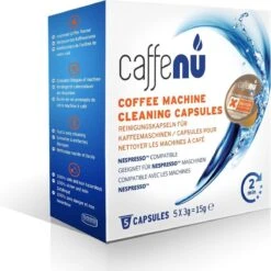 Caffenu Reinigingscapsules Voor Espresso Apparaten 5 Capsules Per Verpakking -Koffiebenodigdheden Winkel 1200x1200 175