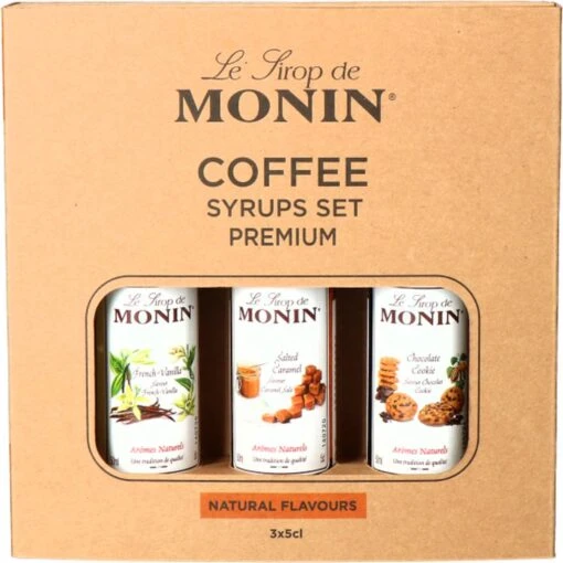 Monin Koffiesiropen MIX Set Klein 3x 5cl (Chocolate Cookie, Salted Caramel En Franse Vanille) -Koffiebenodigdheden Winkel 1200x1200 262