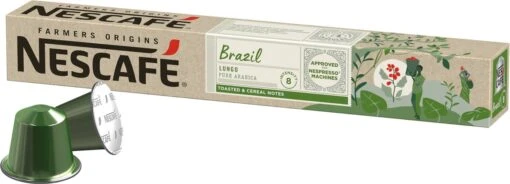 Nescafé Farmers Origins Brazil Lungo Capsules - 120 Koffiecups -Koffiebenodigdheden Winkel 1200x433 1