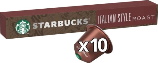 Starbucks By Nespresso Capsules Italian Roast - 12 Doosjes à 10 Koffiecups -Koffiebenodigdheden Winkel