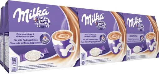 Senseo Milka Pads - 4 X 8 Pads - Warme Chocolademelk -Koffiebenodigdheden Winkel