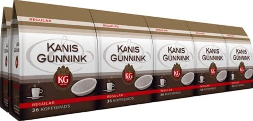 Kanis & Gunnink Regular Koffiepads - 10 X 36 Pads -Koffiebenodigdheden Winkel