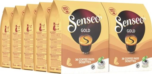 Senseo Gold Koffiepads - 5/9 Intensiteit - 10 X 36 Pads -Koffiebenodigdheden Winkel