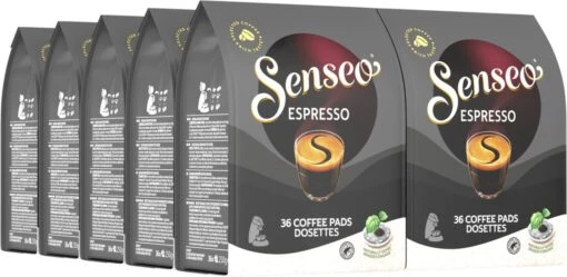 Senseo Espresso Koffiepads - 9/9 Intensiteit - 10 X 36 Pads -Koffiebenodigdheden Winkel