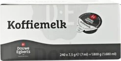 Douwe Egberts Koffiemelk Cups - 240 X 7,5 Gram -Koffiebenodigdheden Winkel 1200x608