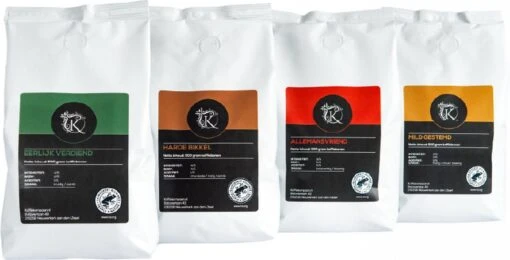 Koffiekompaan Proefpakket Blends Koffiebonen - 4X500 Gram -Koffiebenodigdheden Winkel