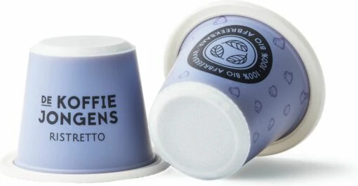 Biologisch Afbreekbare Koffiecups - Ristretto 60x - De Koffiejongens -Koffiebenodigdheden Winkel