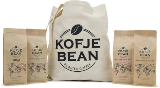 Kofjebean - 'proef Alle Koffiebonen' Pakket - 4 X 250 Gram Koffiebonen -Koffiebenodigdheden Winkel