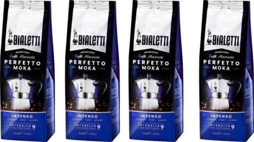 Bialetti Moka Intenso Gemalen Koffie - 4 X 250 Gram -Koffiebenodigdheden Winkel 1200x674 1