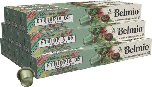 Belmio Koffiecups - ETHIOPIA Capsules - 120 Stuks -Koffiebenodigdheden Winkel 1200x691 1