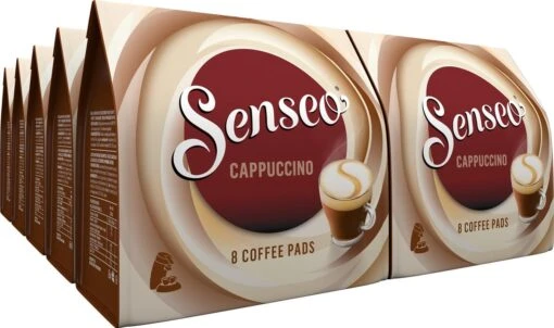 Senseo Cappuccino Koffiepads - 2/9 Intensiteit - 10 X 8 Pads -Koffiebenodigdheden Winkel 1200x710 2