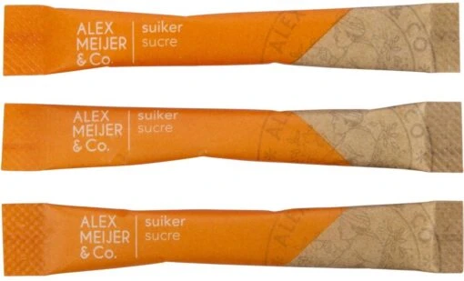 Alex Meijer Suikersticks - Doos 600 Stuks X 5 Gram - 673531 -Koffiebenodigdheden Winkel