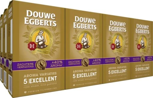 Douwe Egberts Excellent - Filterkoffie - 12 X 250 Gram -Koffiebenodigdheden Winkel