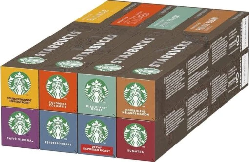 Starbucks® Nespresso Cups® Balanced Pack - 8 X 10 Stuks -Koffiebenodigdheden Winkel