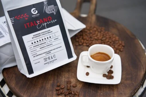 Italiano Espresso Honey Process Vietnamese Koffiebonen Aanbieding 250g GAIA Cafe -Koffiebenodigdheden Winkel 1200x800 19