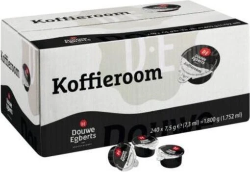 Douwe Egberts Koffiemelk Cups Halfroom - 240 Stuks -Koffiebenodigdheden Winkel 1200x826 2