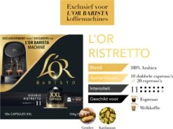 L'OR BARISTA XXL Ristretto (11) - 5 X 10 Koffiecups -Koffiebenodigdheden Winkel 1200x896