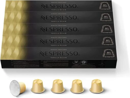 Nespresso - Vanilla Eclair - Coffee Cups - 100 Stuks -Koffiebenodigdheden Winkel 1200x903 1