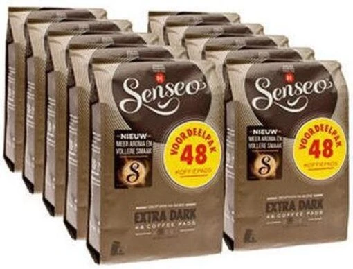 Senseo Extra Dark Koffiepads - 10 X 48 Pads -Koffiebenodigdheden Winkel