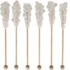 Luxe Kandijsticks - 10 Stuks - Thee - Koffie – Drank – Feest - Kandij - Sticks - Koffiesuiker - Kandij Sticks - Tafelversiering - Cadeau – Gift – Suikersticks – Cocktail - Wit - Kandijsuiker - Feestdagen - Hightea -Koffiebenodigdheden Winkel 1200x932