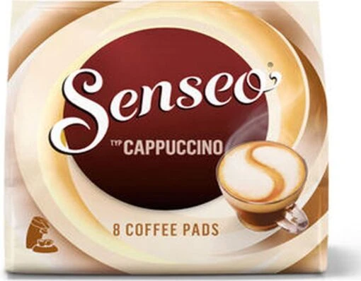 Senseo Cappuccino Koffiepads - 2/9 Intensiteit - 10 X 8 Pads -Koffiebenodigdheden Winkel